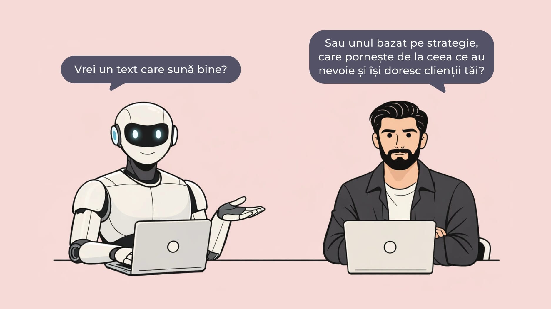 Ar trebui să angajez un copywriter sau să folosesc inteligența artificială? Ce face un copywriter și AI-ul nu va face niciodată